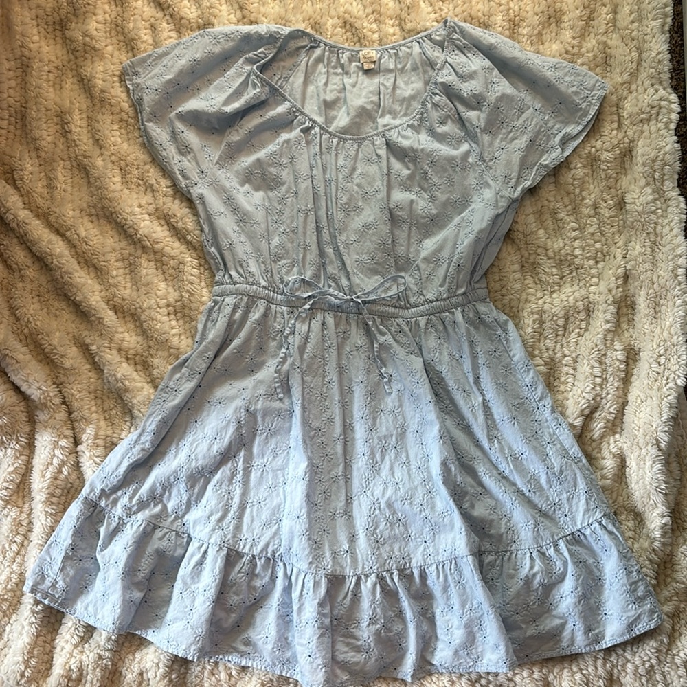 Elegant Blue Women's Dress